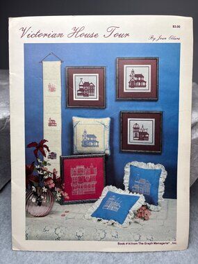 Victorian House Tour Cross Stitch Pattern Book